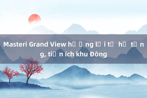 Masteri Grand View hưởng lợi từ hạ tầng， tiện ích khu Đông