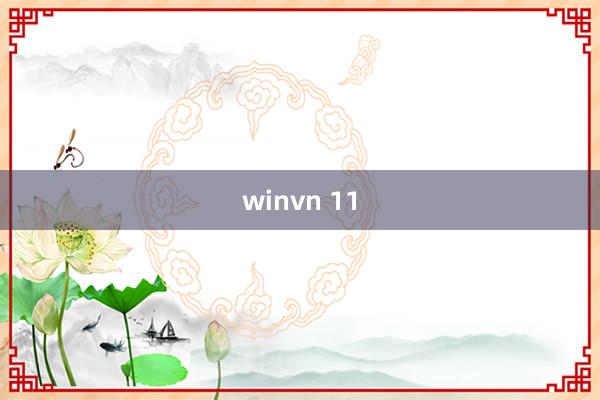 winvn 11